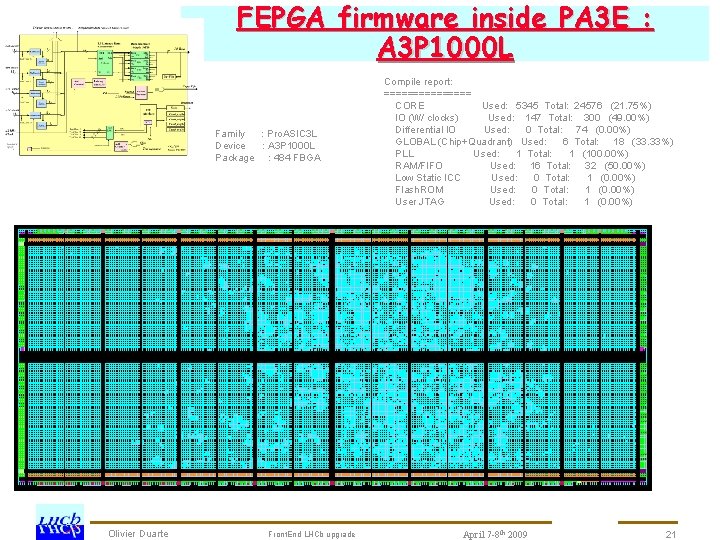 FEPGA firmware inside PA 3 E : A 3 P 1000 L Family :