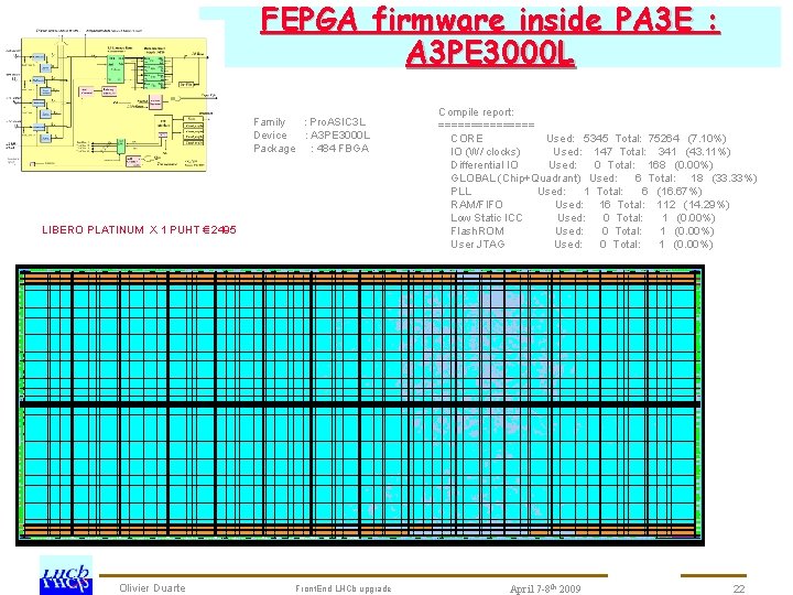 FEPGA firmware inside PA 3 E : A 3 PE 3000 L Family :