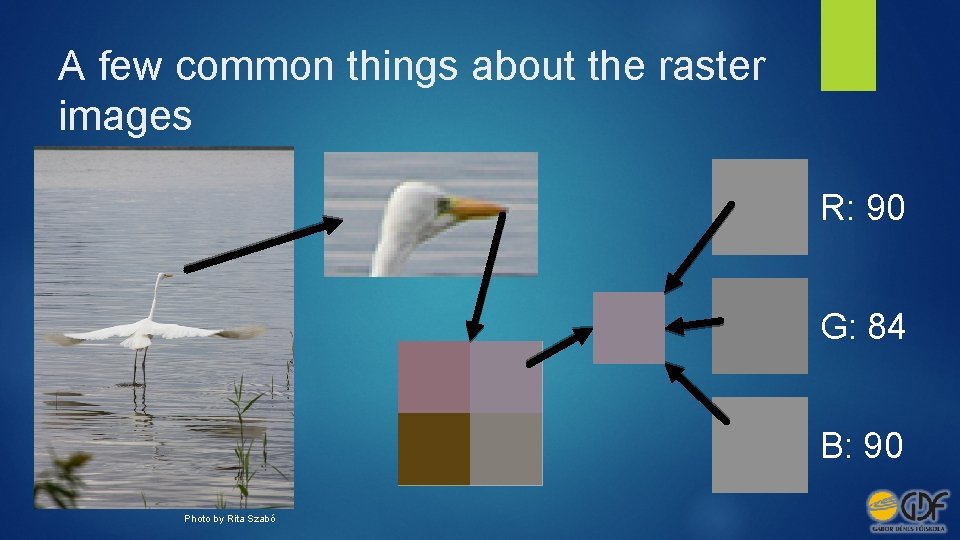 A few common things about the raster images R: 90 G: 84 B: 90