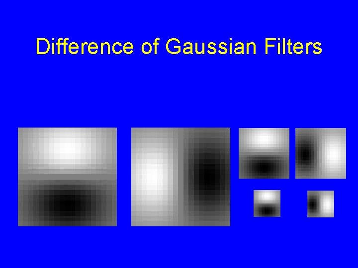 Difference of Gaussian Filters 