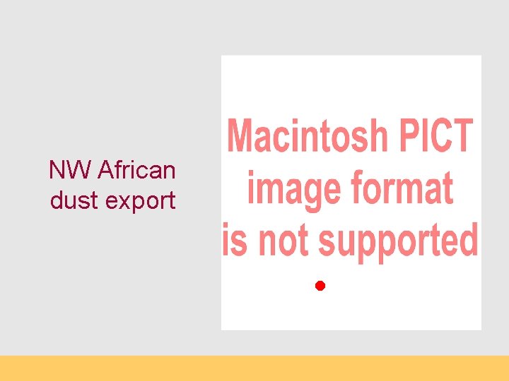 NW African dust export Site 658 