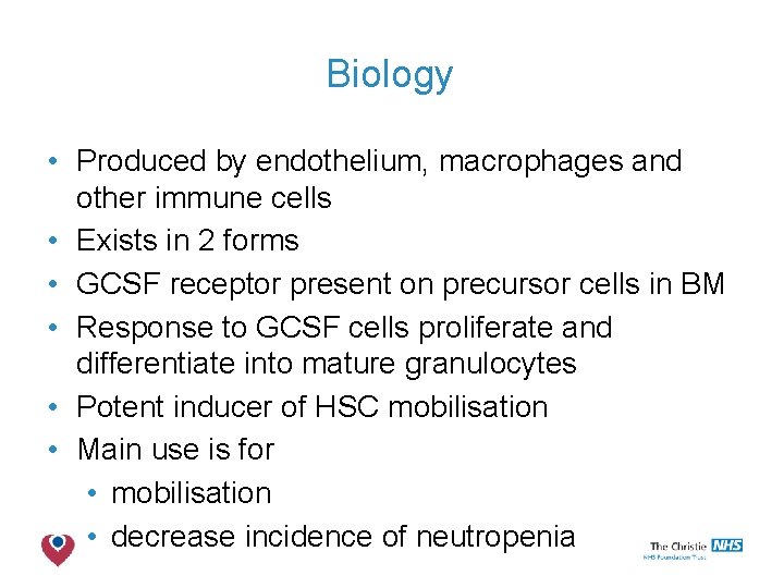 Biology • Produced by endothelium, macrophages and other immune cells • Exists in 2