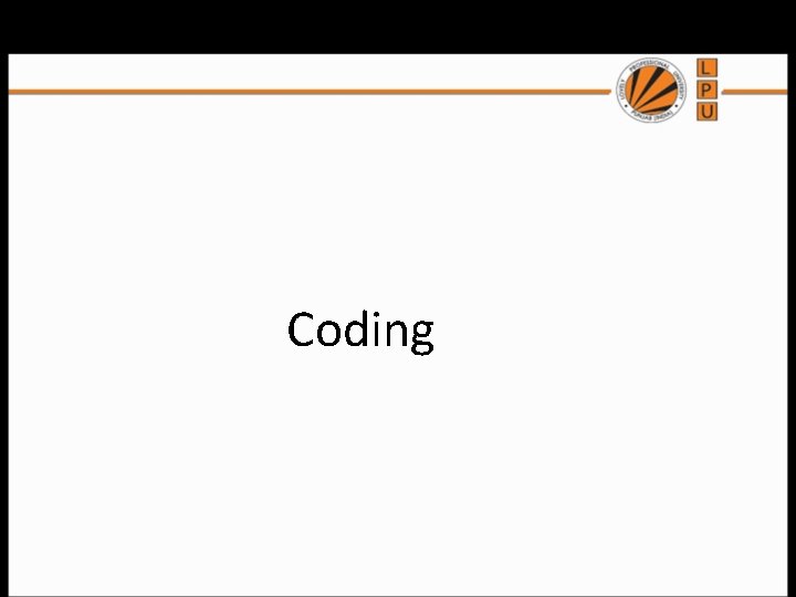 Coding 
