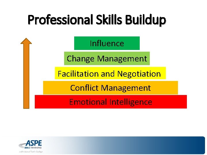 Professional Skills Buildup Influence Change Management Facilitation and Negotiation Conflict Management Emotional Intelligence 