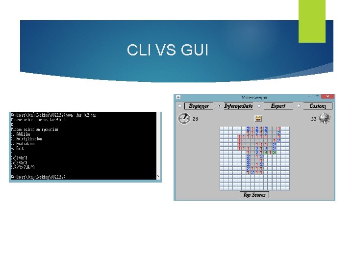 CLI VS GUI 