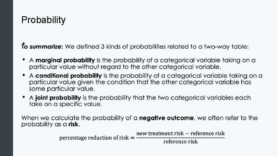 Probability • 