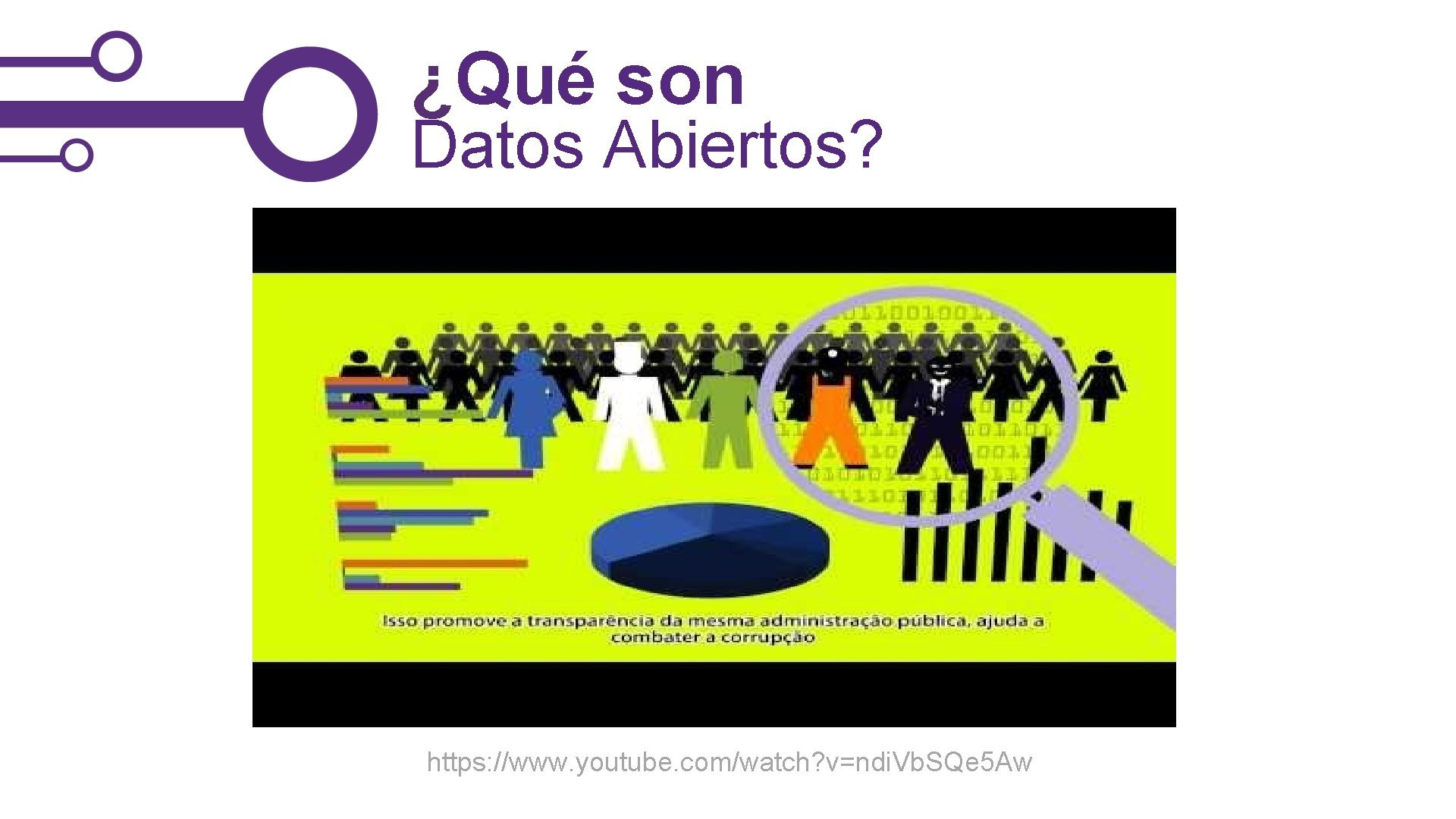 ¿Qué son Datos Abiertos? https: //www. youtube. com/watch? v=ndi. Vb. SQe 5 Aw 