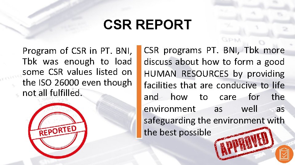 CSR REPORT Program of CSR in PT. BNI, Tbk was enough to load some