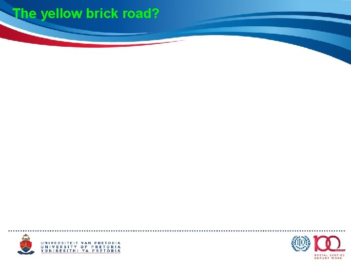 The yellow brick road? Callout Box 