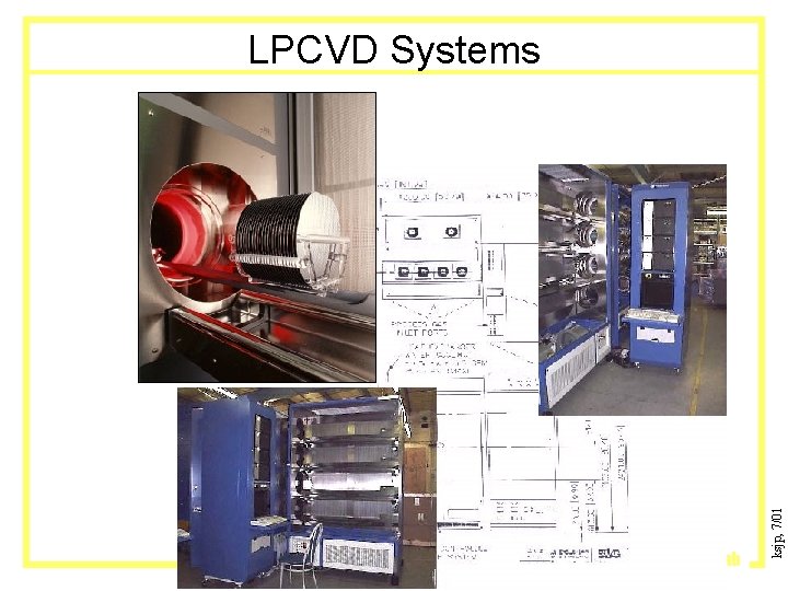 MEMS Design & Fab ksjp, 7/01 LPCVD Systems 