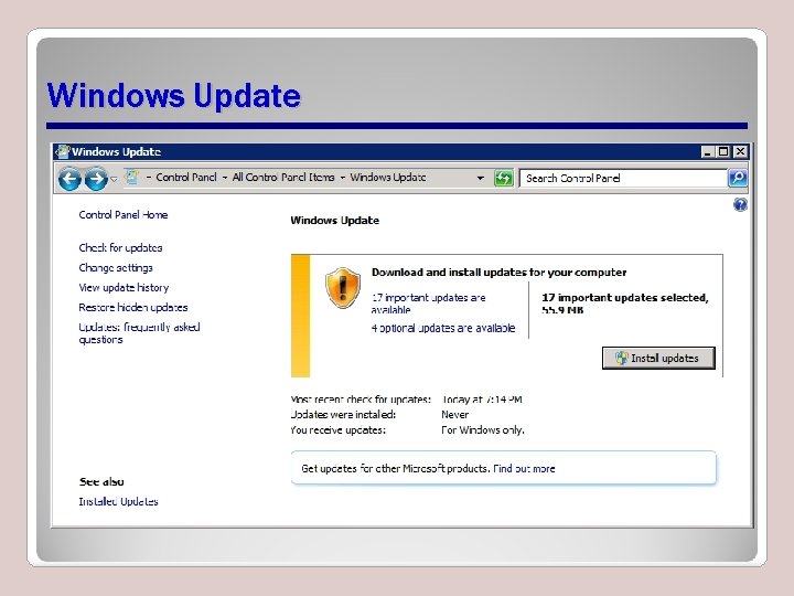 Windows Update 