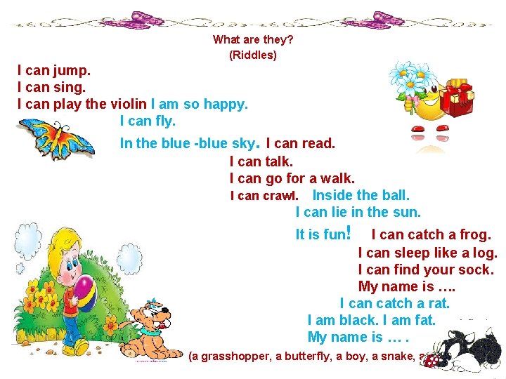 What Are They Riddles I Can Jump I