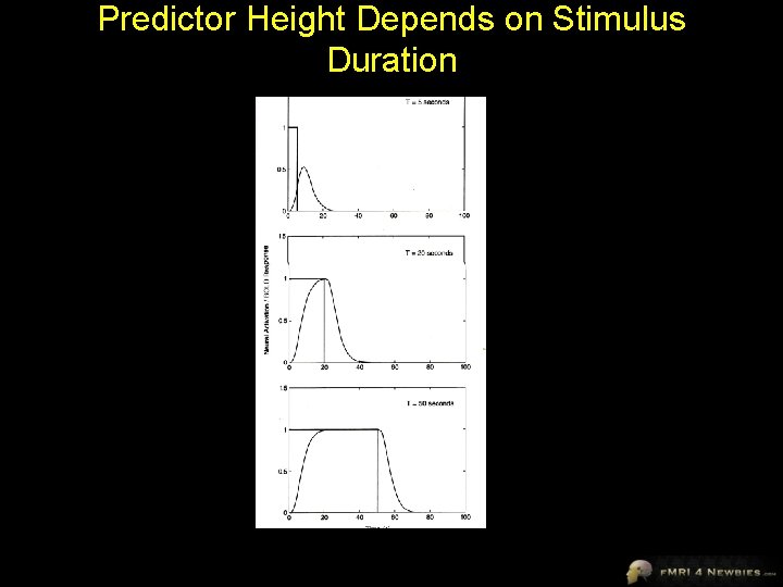 Predictor Height Depends on Stimulus Duration 