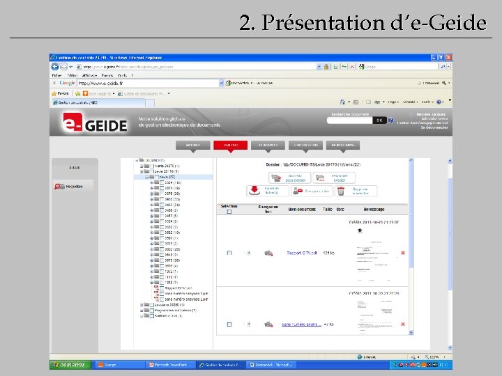 2. Présentation d’e-Geide 