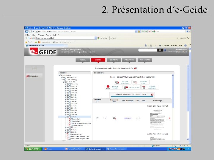 2. Présentation d’e-Geide 