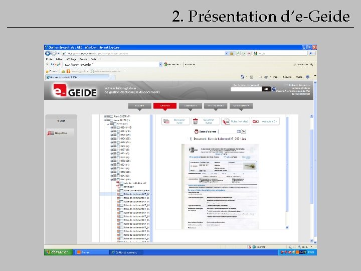 2. Présentation d’e-Geide 