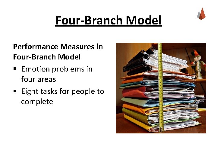 Four-Branch Model Performance Measures in Four-Branch Model § Emotion problems in four areas §