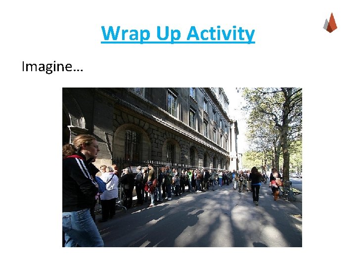 Wrap Up Activity Imagine… 