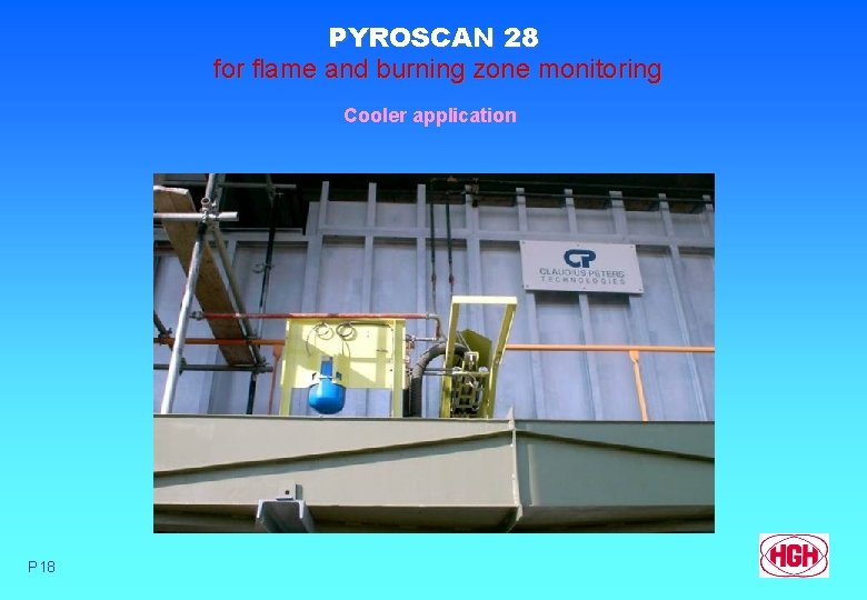 PYROSCAN 28 for flame and burning zone monitoring Cooler application P 18 