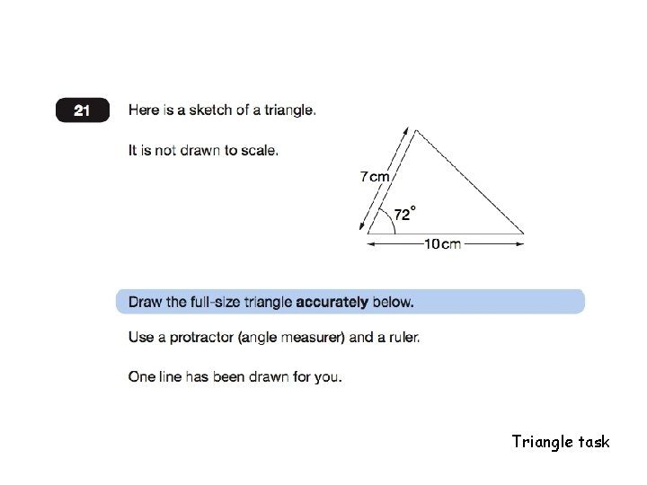 Triangle task 