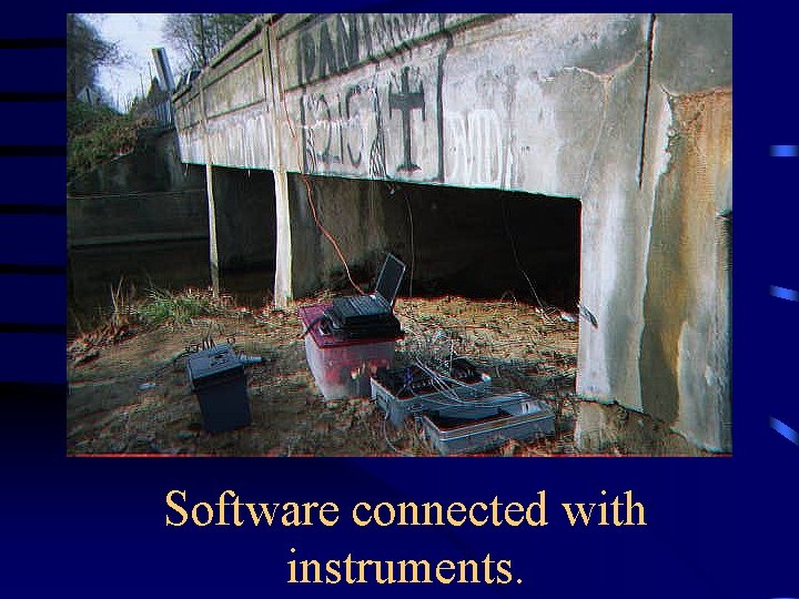 Software connected with instruments. 