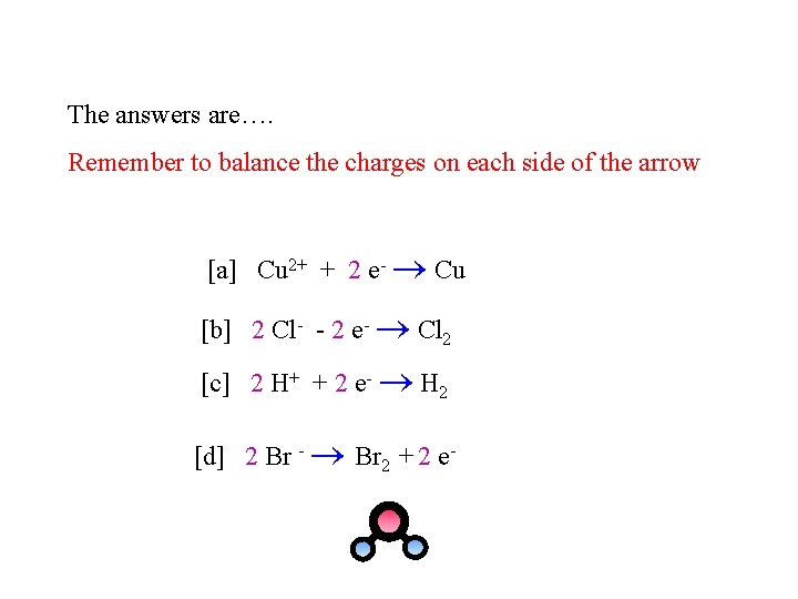 The answers are…. Remember to balance the charges on each side of the arrow