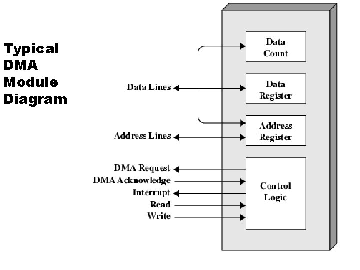 Typical DMA Module Diagram 