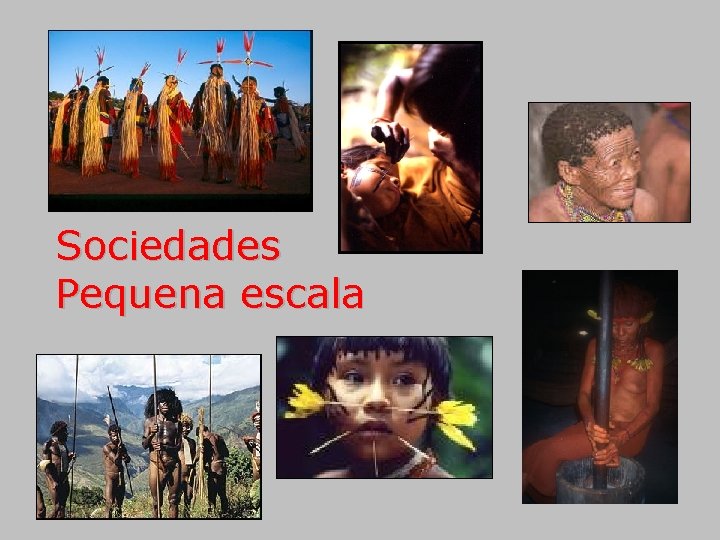 Sociedades Pequena escala 