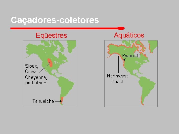Caçadores-coletores Eqüestres Aquáticos 