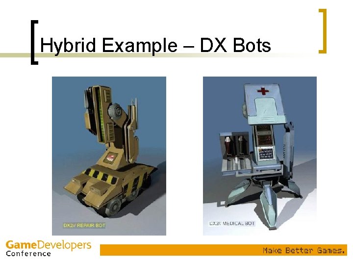 Hybrid Example – DX Bots 