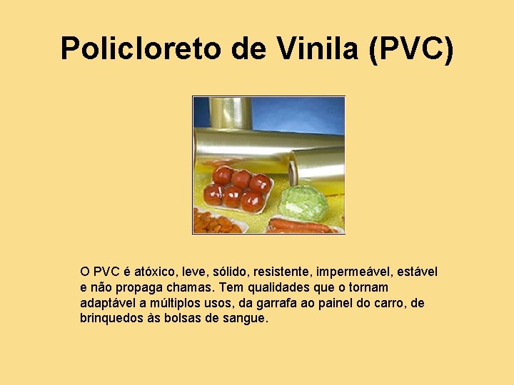 Polmeros Termoplsticos Simbologia utilizada para identificao de embalagens