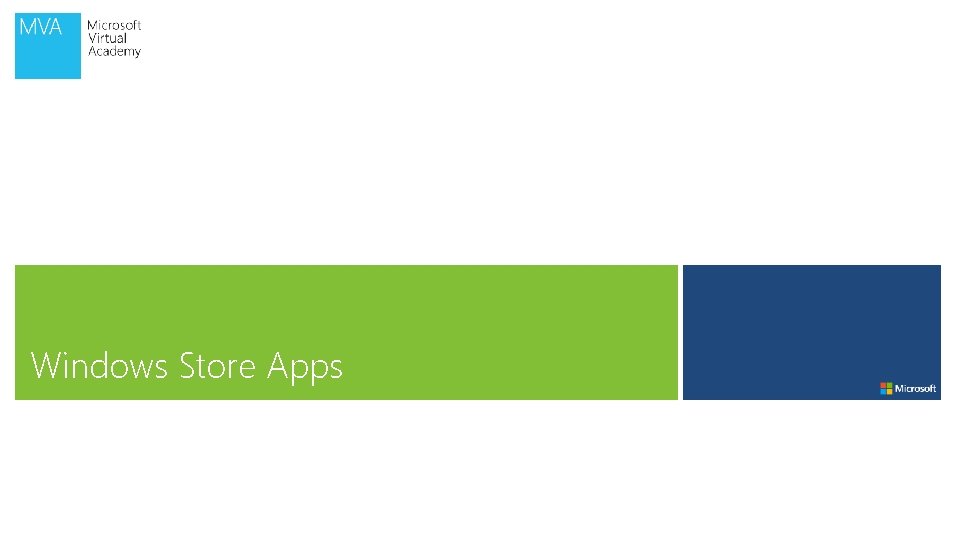 Windows Store Apps 