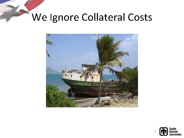 We Ignore Collateral Costs 7 