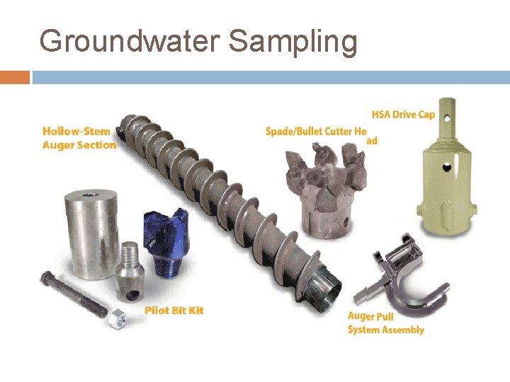 Groundwater Sampling 