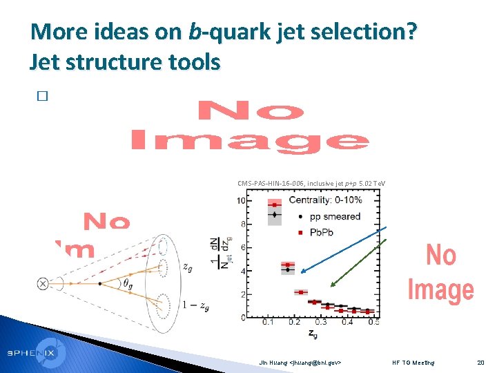More ideas on b-quark jet selection? Jet structure tools � CMS-PAS-HIN-16 -006, inclusive jet