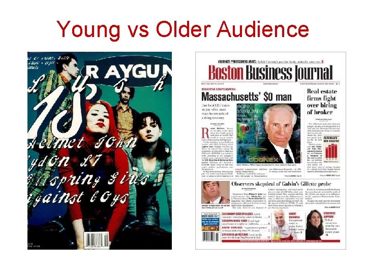 Young vs Older Audience 