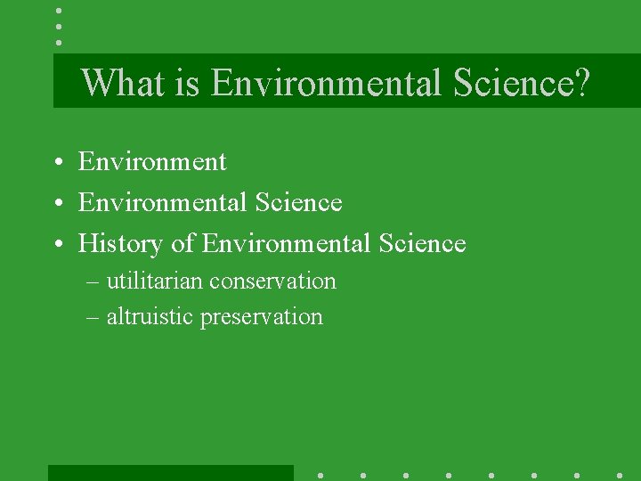 ENVIRONMENTAL SCIENCE A Global Concern 5 th edition