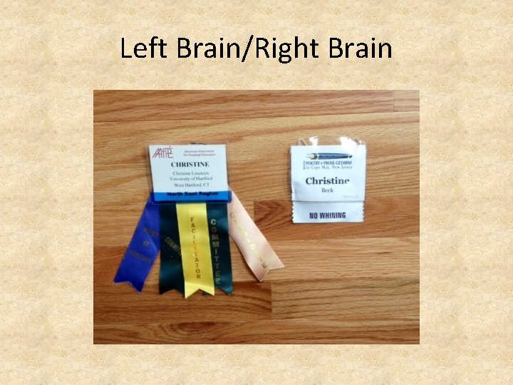 Left Brain/Right Brain 