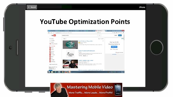 You. Tube Optimization Points 