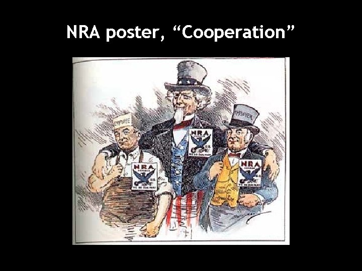 NRA poster, “Cooperation” 