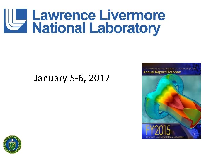 January 5 -6, 2017 