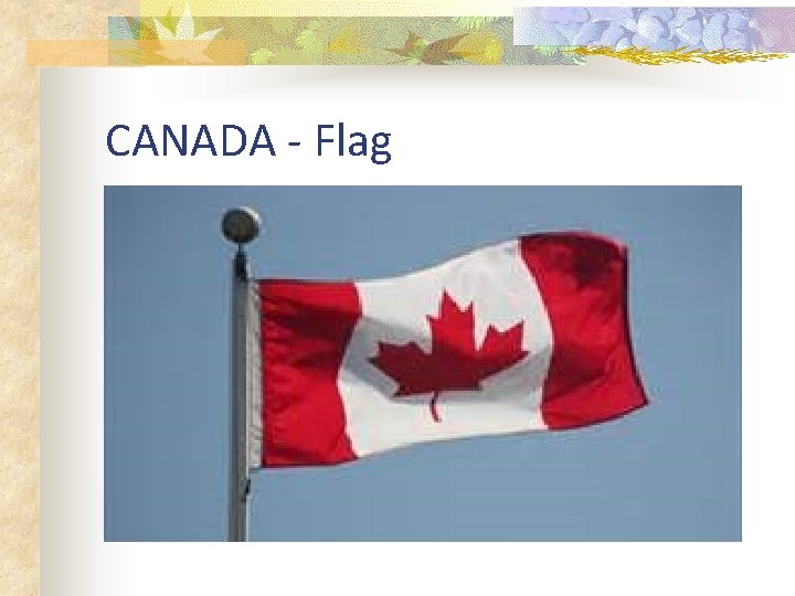 CANADA - Flag 