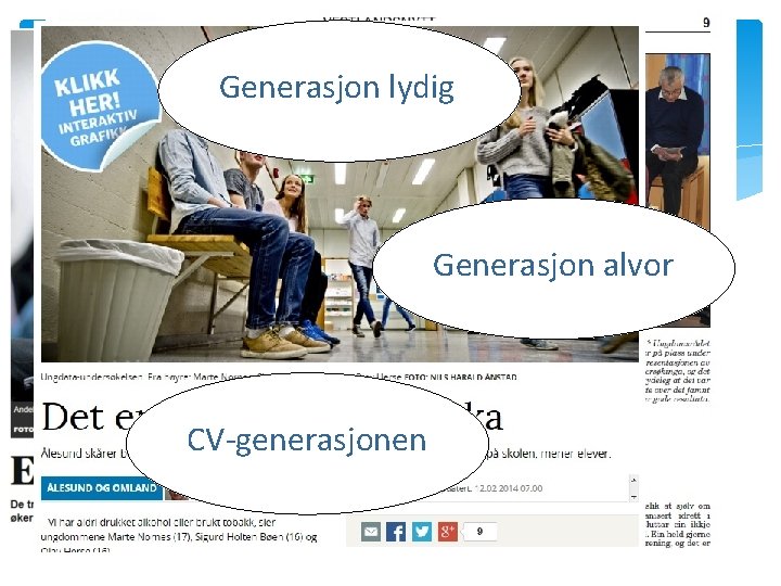 Generasjon lydig Generasjon alvor CV-generasjonen 