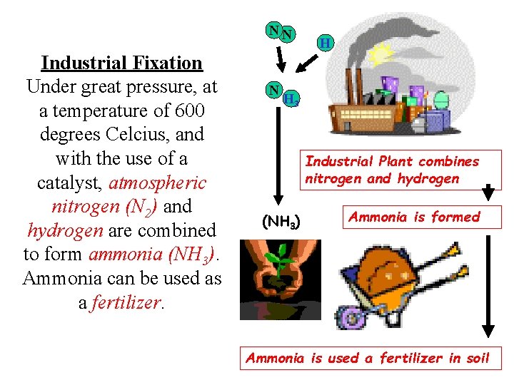 NN Industrial Fixation Under great pressure, at a temperature of 600 degrees Celcius, and