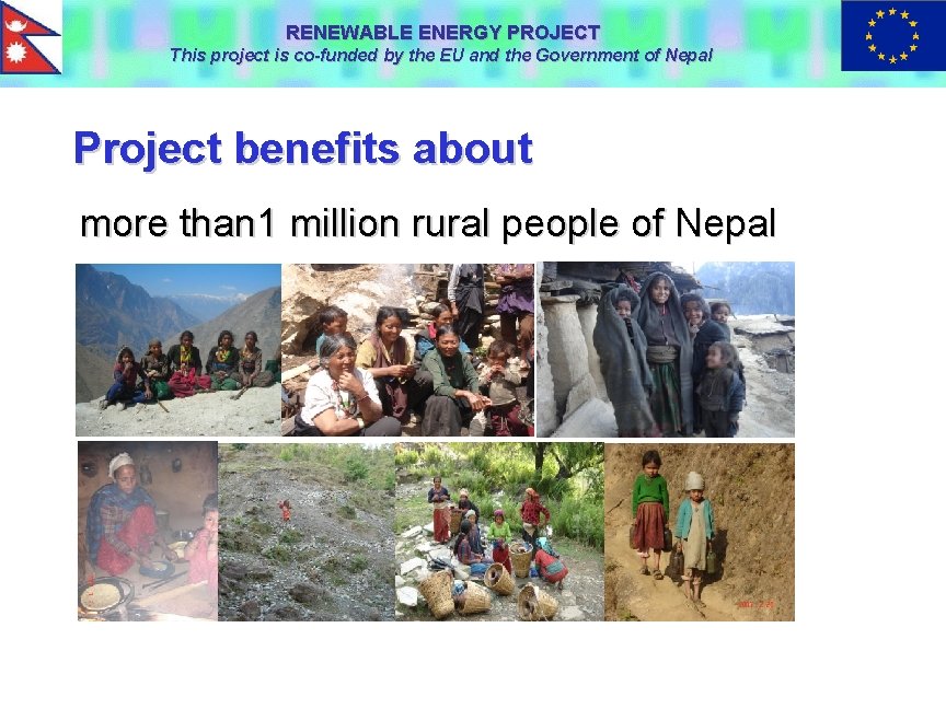 RENEWABLE ENERGY PROJECT This project is co-funded by the EU and the Government of