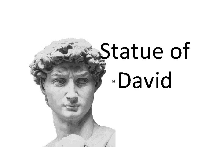 Statue of David 