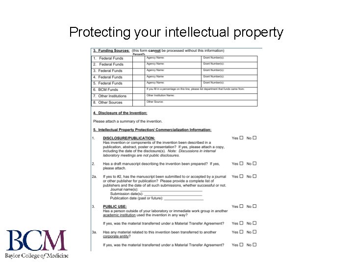 Protecting your intellectual property 