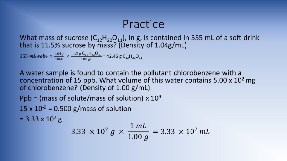Practice • 