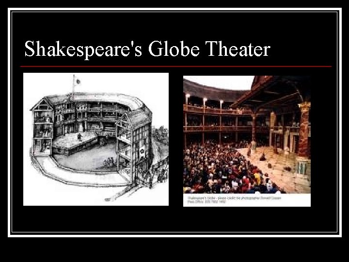 Shakespeare's Globe Theater 