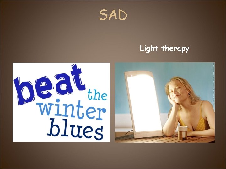 SAD Light therapy 